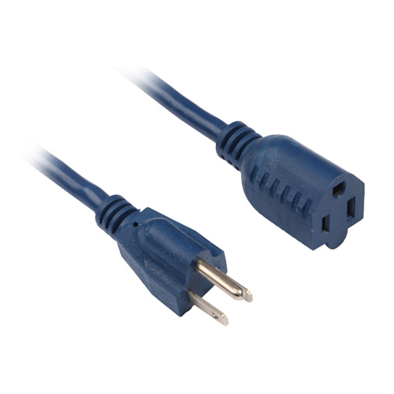 Cordón de extensión para exteriores duradero de color naranja con protección conectada a tierra FP-672