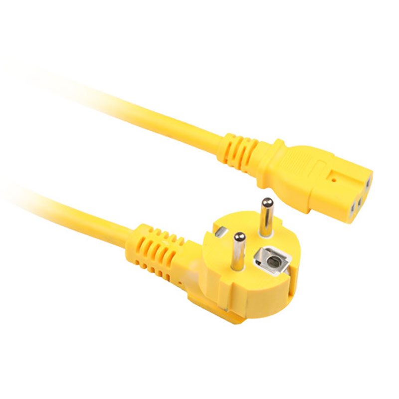 Cable de extensión de enchufe europeo de alta visibilidad y alta resistencia FP-726,FP-706,FP-710